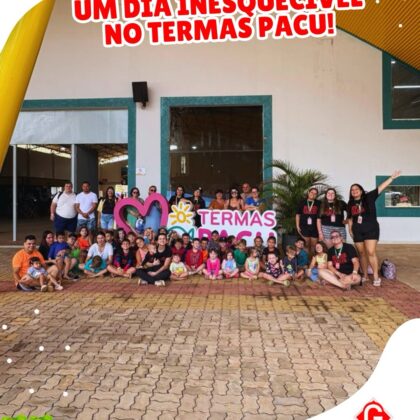 A visita do colégio ao Termas do Pacu